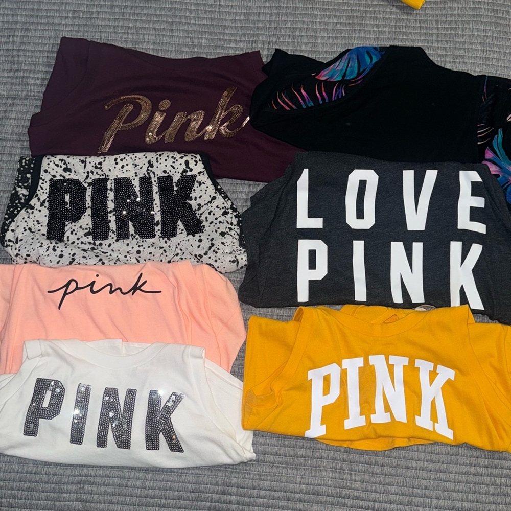 6 Victoria Secret PINK Tank Tops